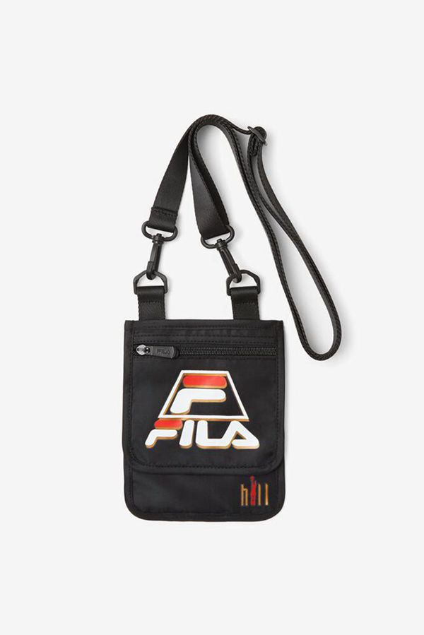 Pouch Bag Fila Pretas/Branco/Vermelhas - Fila Grant Hill Court Neck Pouch Loja Online Portugal,LDKW-